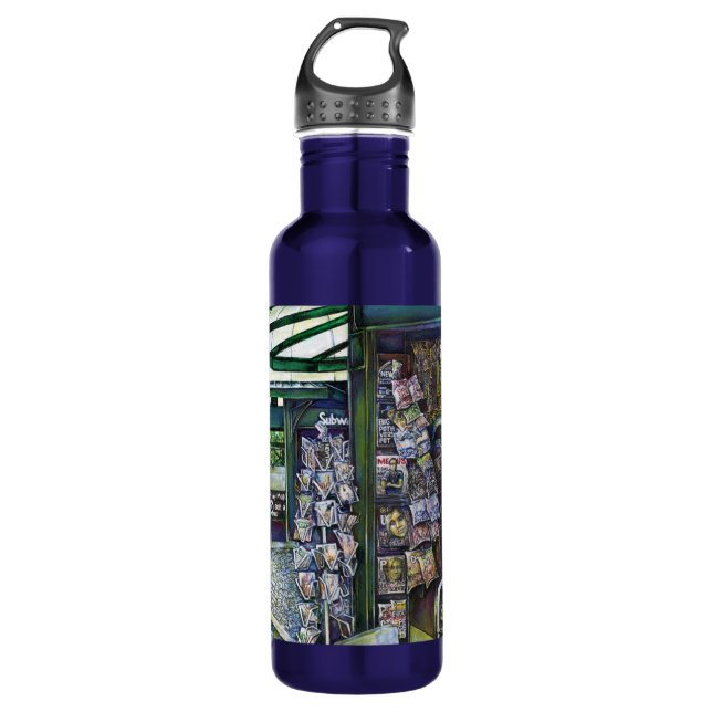 How Does One Image, Unimaginative? Stainless Steel Water Bottle (Front)