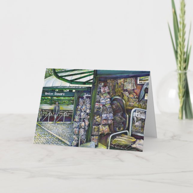 How Does One Image, Unimaginative? Thank You Card (Front)