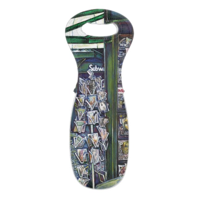 How Does One Image, Unimaginative? Wine Bag (Front Flat)