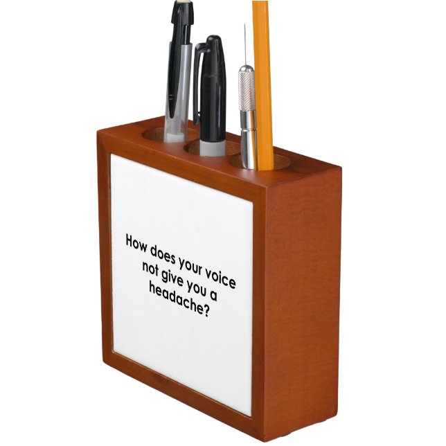 How Does Your Voice Not Give You a Headache Desk Organizer (In Situ)