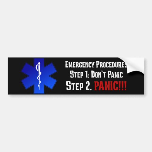 How EMTs Respond to Your Emergency Bumper Sticker