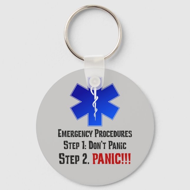 How EMTs Respond to Your Emergency Keychain (Front)