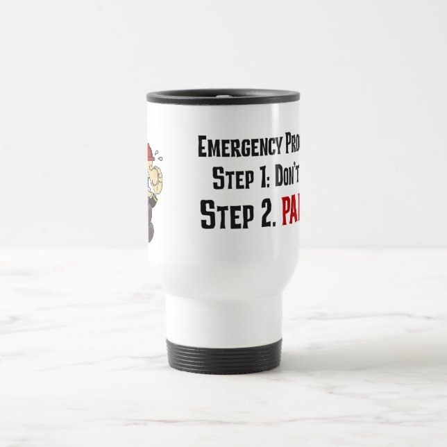 How Firefighters Respond to Your Emergency Travel Mug (Center)