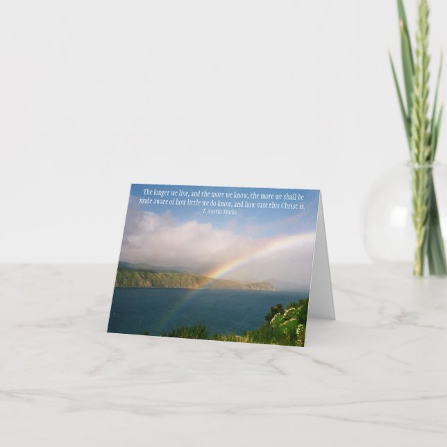 How Great Christ Is... Notecard (Front)