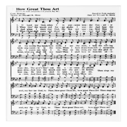 How Great Thou Art