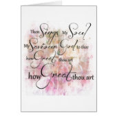 How great thou art (Front)