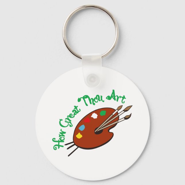 How Great Thou Art Keychain (Front)