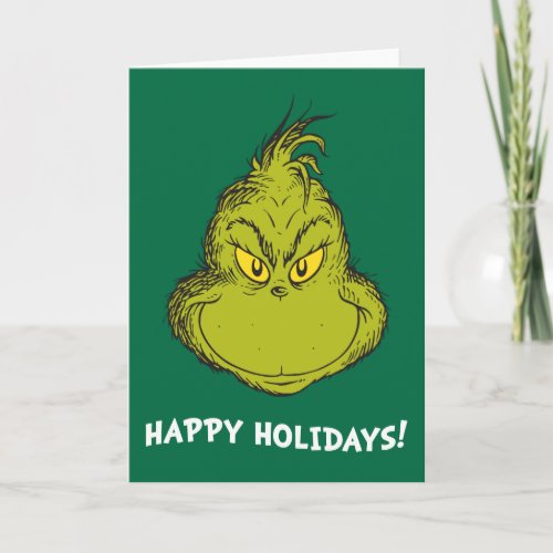 How Grinch Stole Christmas Classic Grinch Holiday Card