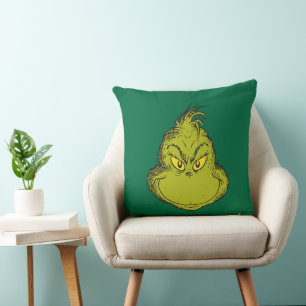 How Grinch Stole Christmas Classic Grinch Throw Pillow