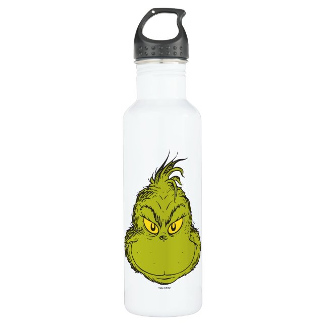 How Grinch Stole Christmas Classic Grinch Water Bottle (Front)