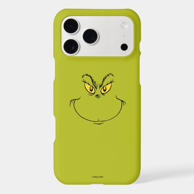 How Grinch Stole Christmas Face Case-Mate iPhone Case (Back)