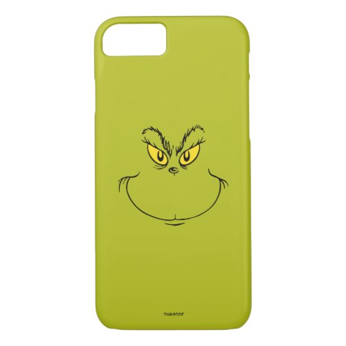 How Grinch Stole Christmas Face iPhone 87 Case