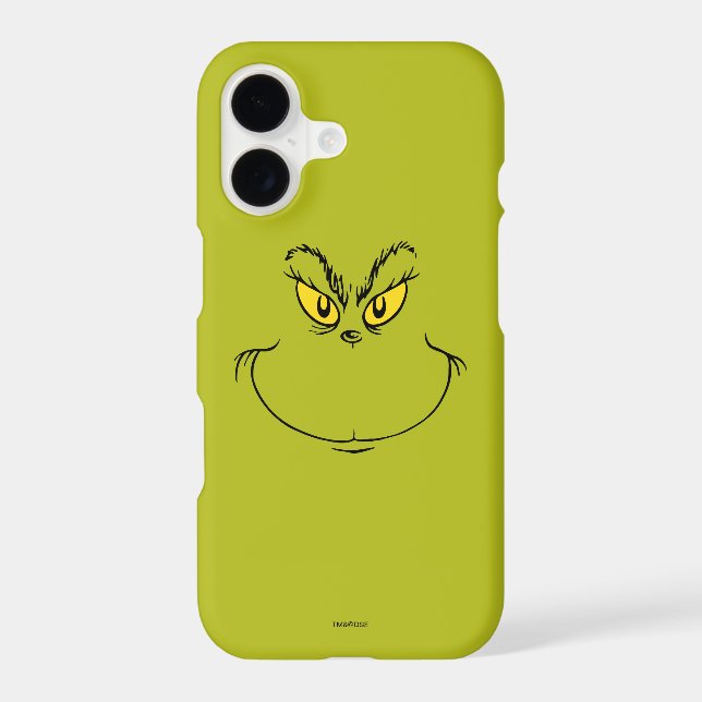 How Grinch Stole Christmas Face Case-Mate iPhone Case (Back)
