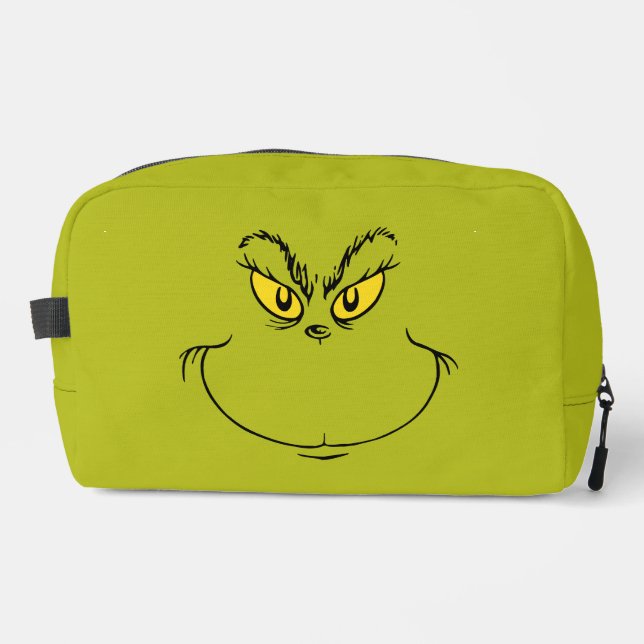 How Grinch Stole Christmas Face Dopp Kit (Front)