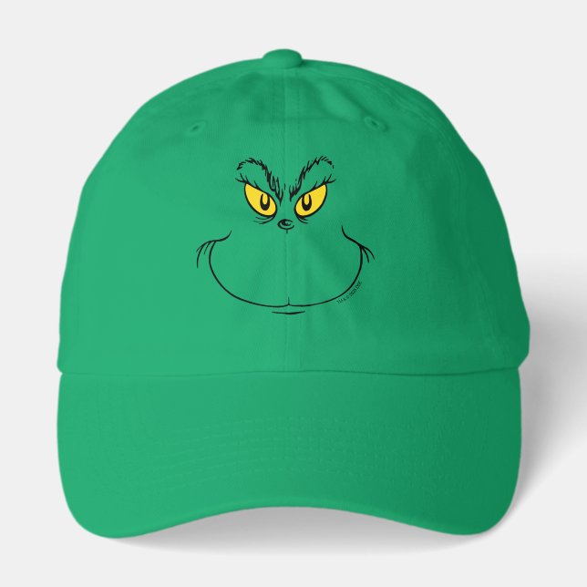 How Grinch Stole Christmas Face Hat (Front)