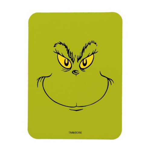 How Grinch Stole Christmas Face Magnet