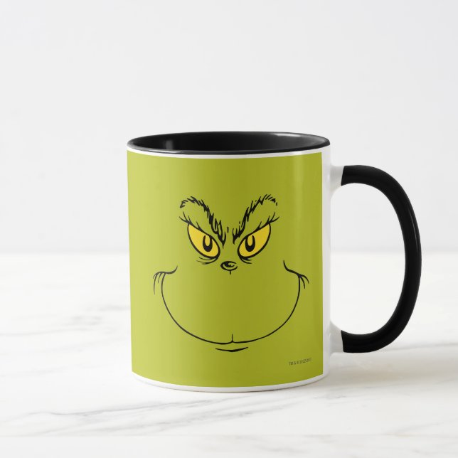 How Grinch Stole Christmas Face Mug (Right)