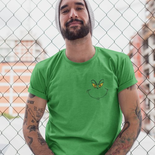 How Grinch Stole Christmas Face T_Shirt