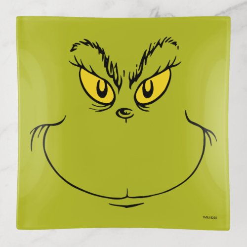 How Grinch Stole Christmas Face Trinket Tray