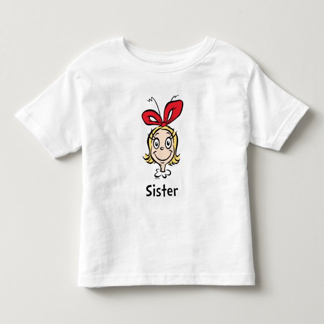 How Grinch Stole Christmas | Grinch Sister Toddler T-shirt (Front)