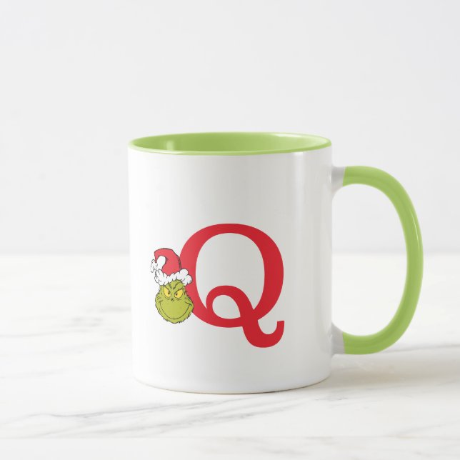 How Grinch Stole Christmas | Monogram Q Mug (Right)