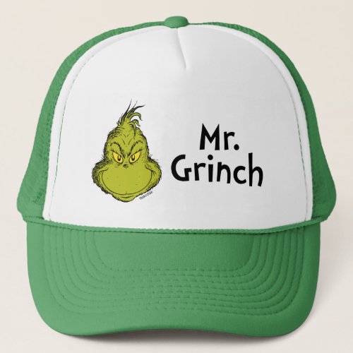 How Grinch Stole Christmas  Mr Grinch Trucker Hat