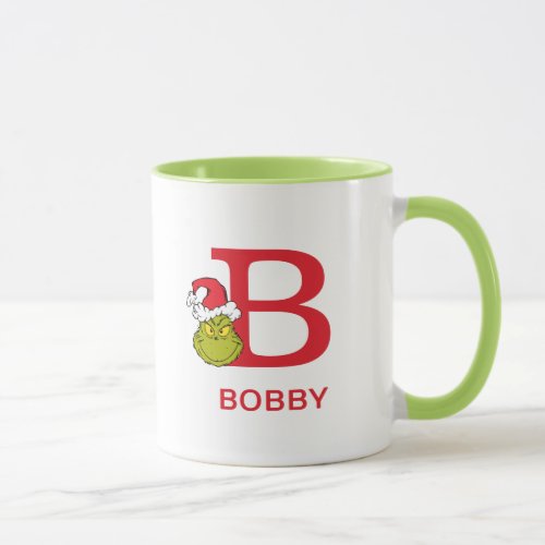 How Grinch Stole Christmas  Name  Monogram B Mug