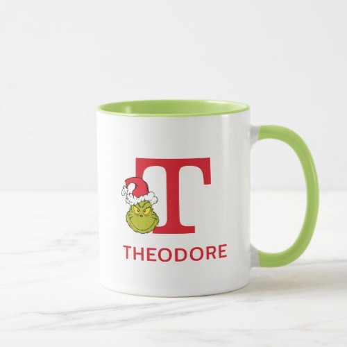 How Grinch Stole Christmas  Name  Monogram T Mug