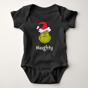How Grinch Stole Christmas Naughty Grinch Baby Bodysuit
