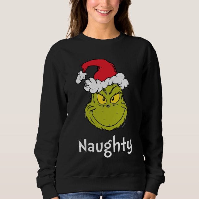 How Grinch Stole Christmas | Naughty Grinch Sweatshirt (Front)