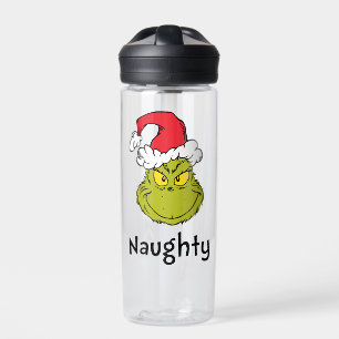 How Grinch Stole Christmas Naughty Grinch Water Bottle