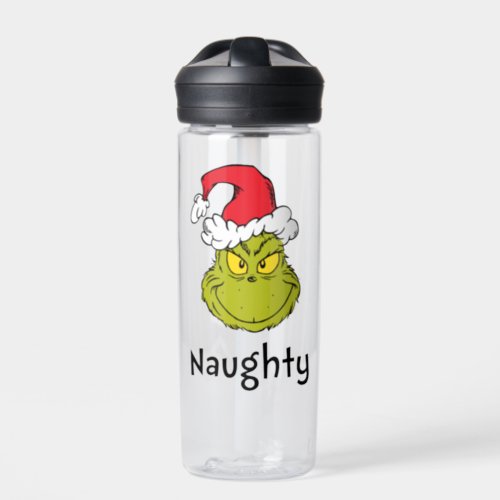 How Grinch Stole Christmas  Naughty Grinch Water Bottle