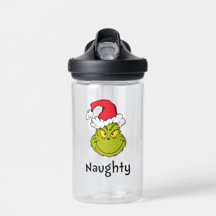 How Grinch Stole Christmas Naughty Grinch Water Bottle