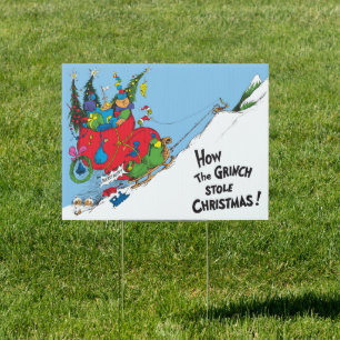 How Grinch Stole Christmas! Sign