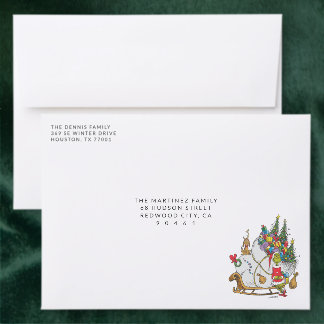 How Grinch Stole Christmas Sleigh Addressed Envelopes