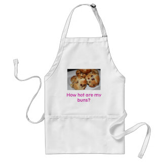 How hot are my buns? adult apron