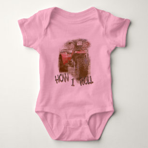 How I Roll - ATC Trike Three Wheeler Baby Bodysuit