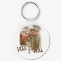 How I Roll - ATC Trike Three Wheeler Keychain