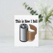 How I Roll Camera Film (Standing Front)