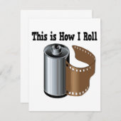 How I Roll Camera Film (Front/Back)
