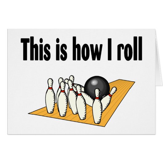How I Roll Cards (Front Horizontal)