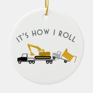 How I Roll Ceramic Ornament