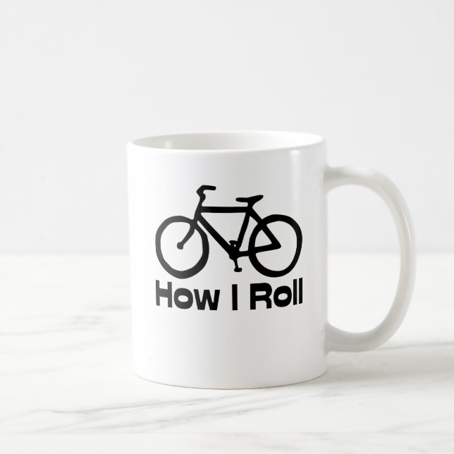 How I Roll Coffee Mug (Right)