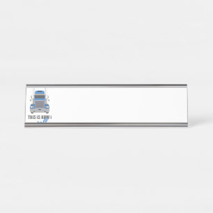 How I Roll Desk Name Plate