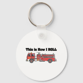 How I Roll (Fire Engine/Truck) Keychain