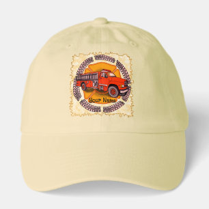 How I Roll Firetruck firefighter hat