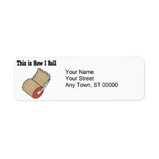How I Roll Mail Packing Tape Label