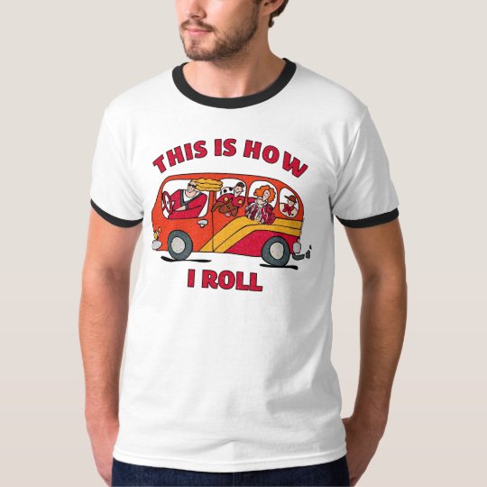 How I Roll Mom Minivan T-Shirt