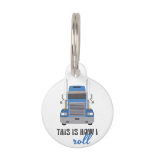 How I Roll Pet ID Tag