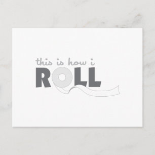 How I Roll Postcard